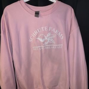 “The Office” pink sweatshirt
